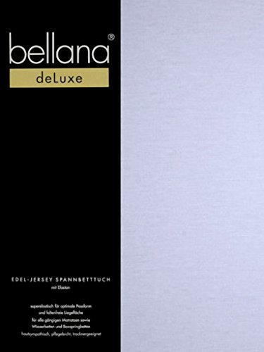 bellana® Deluxe Spannbetttuch für Wasserbetten und Boxspringbetten, 90-120 x 200-220 cm, hellblau von bellana