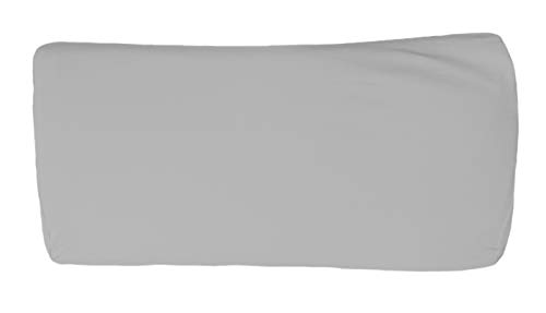 Bellana Nackenstützkissen Gesundheitskissen Kissenbezug de Luxe S/M 60-65 x 30-35 x 7-10 cm in Silber von Bellana