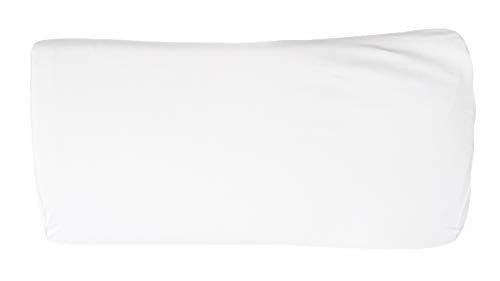 Bellana Nackenstützkissen Gesundheitskissen Kissenbezug de Luxe S/M 60-65 x 30-35 x 7-10 cm in Weiß von Bellana