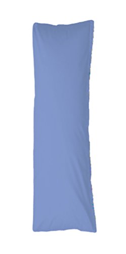 Bellana Seitenschläferkissen Bezug Stillkissen Mako Jersey 40x140 cm Farbe: mittel blau von Bellana