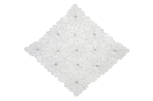 Bellanda Tischläufer, Polyester, weiß, 60x60 cm von Bellanda