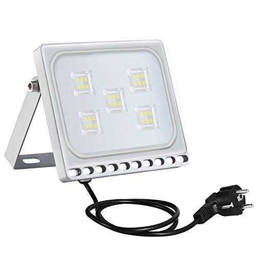 Bellanny LED Strahler 30W, LED Strahler Außen, Superhell 2400LM LED Scheiwerfer, IP65 Wasserfest Fluter mit stecker, 6500K Kaltweiß Außenstrahler für Hinterhof, Auffahrt, Türen, Garage, Flur, Garten von Bellanny