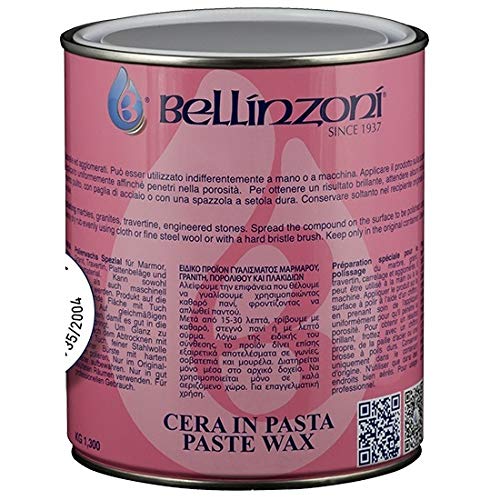 BELLINZONI BLACK SOLID WAX für Marmor und Granit 0.35 kg von Bellinzoni