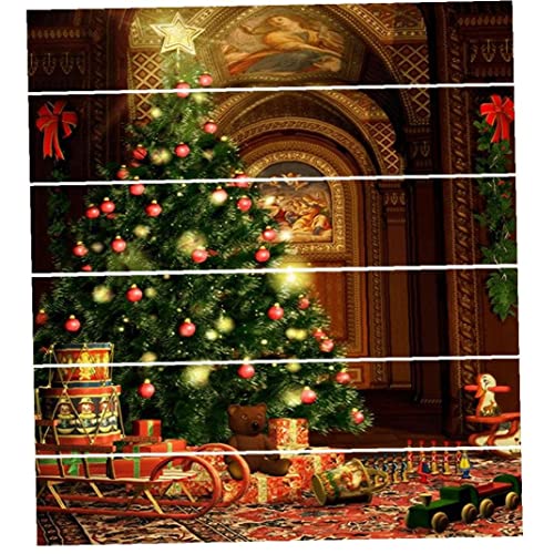 Bemvp 6 Stücke Weihnachten Kreative Treppenhaus Aufkleber Weihnachtsbaum Korridor Treppen Renovierungsdekoration Wandaufkleber von Bemvp