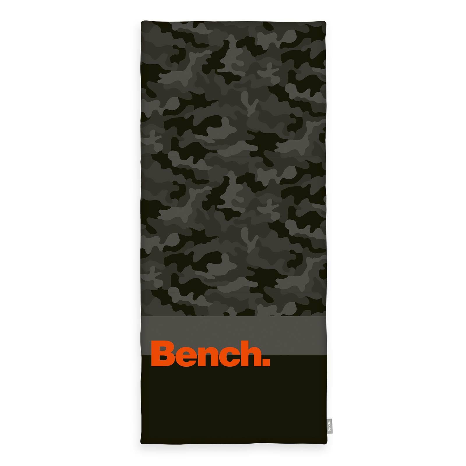 Bench Strand- und Saunatuch Nature Inspired Camouflage schwarz von Bench