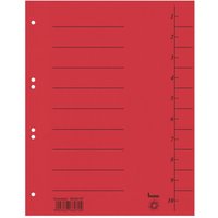 bene Trennblätter Trennblätter Intensiv rot 50St 210 g/m² rot von Bene