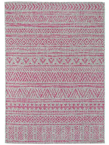 Benuta In- & Outdoor-Teppich Cleo Pink 200x290 cm - Outdoor-Teppich für Balkon & Garten, 4053894760150 von benuta