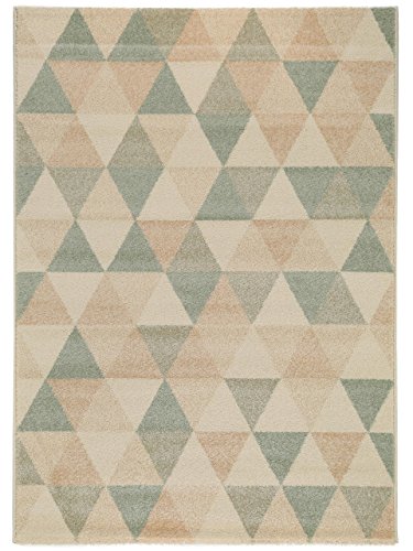 Benuta Teppich Justin Hellgrün 140x200 cm | Moderner Teppich für Wohn- und Schlafzimmer von benuta
