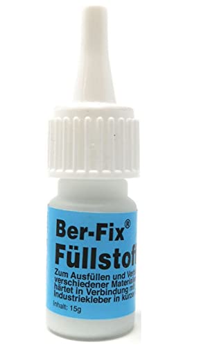 Ber-Fix Füllstoff-Granulat für Industrie- und Sekundenkleber – Perfekte Schweißnaht-Reparatur, WEISS, 15g von Ber-Fix
