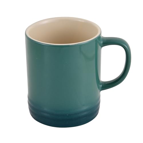 BERGNER Excalibur - 2 Tassen 360 ml grüne Gres - langlebig und elegant - leicht Reinigung in Geschirrspüler und Mikrowelle geeignet - perfekt für Kaffee/Tee von Bergner
