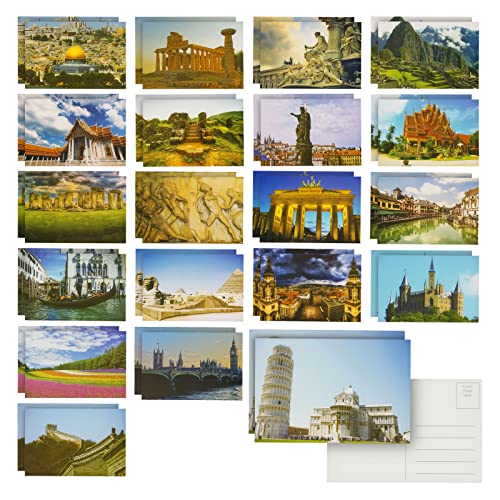 Best Paper Greetings Reisepostkarten aus der ganzen Welt für den Versand, 20 verschiedene Designs (10,2 x 15,2 cm) von Best Paper Greetings