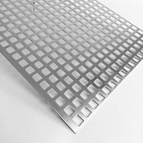 Lochblech Alu QG10-15 Aluminium 2mm Zuschnitt individuell auf Maß NEU günstig (1000 mm x 250 mm) von Bestell_dein_blech