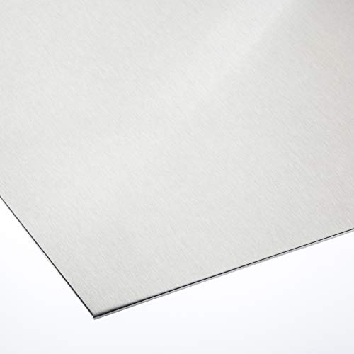 Aluminiumblech AlMg3 Alu 1,5mm dick einseitig Schutzfolie Alublech Zuschnitt nach Maß (500 mm x 350 mm) von Bestell_dein_lochblech