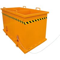 Eichinger® Klappbodenbehälter Sortiersystem, 2x900 LIter reinorange von Jungheinrich PROFISHOP