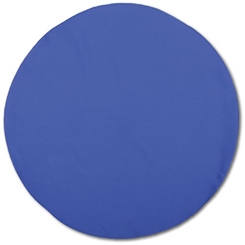 Bestlivings Kissenbezug Blau (Ø 50 cm) mit verdecktem Reißverschluss - viele Größen und Farben von Bestlivings