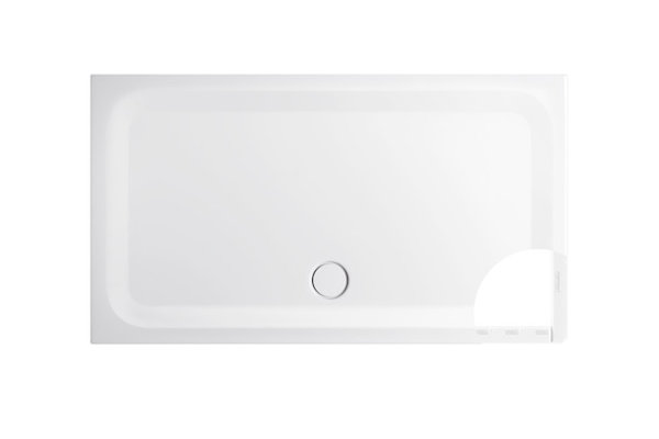 Bette Ultra Rechteck-Duschwanne mit Minimum-Wannenträger, 1600x700x35mm, Glasur Plus, 5951, Farbe: Cashmere von Bette