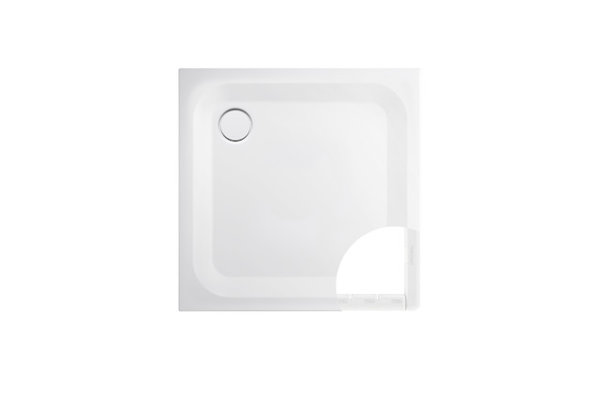 Bette Ultra Rechteck-Duschwanne mit Minimum-Wannenträger, 900x900x25mm, 5930, Farbe: Moosgrün von Bette