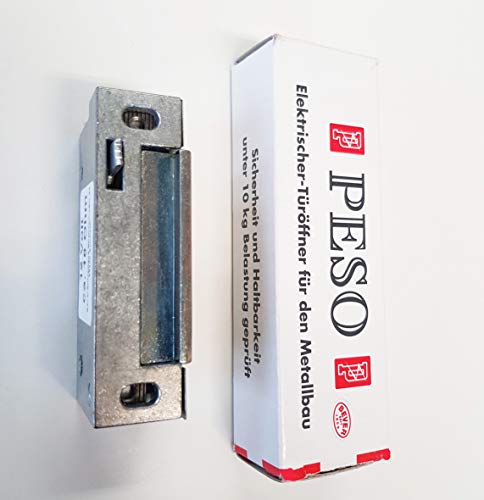 Elektrischer Türöffner PESO 500 oA 5 bis 8 Volt mit Entriegelungshebel, Schraubabstand = 62 mm von Bever