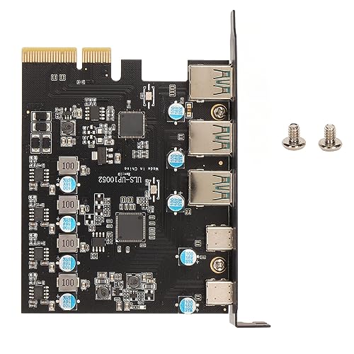 Bewinner PCIE auf Typ C-Erweiterungskarte, 20 Gbit/s Super Speed ​​USB3.2 Gen2 PCI Express-Hostkarte, PCIE auf Typ C-Erweiterungskarte für Windows 7 8 10 für OS X 10.8.2 von Bewinner