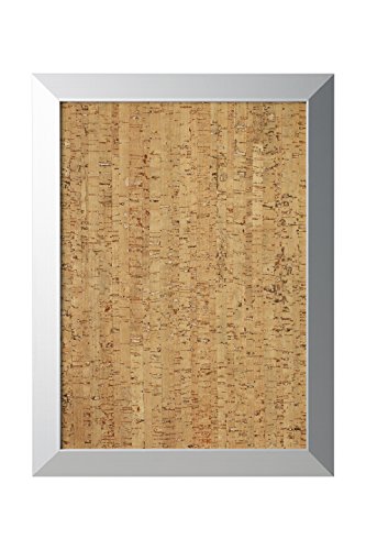 Bi-Office, Memoboard Kamashi, Dekorativer Kork, Silberner MDF-Rahmen, 60x45cm von Bi-Office