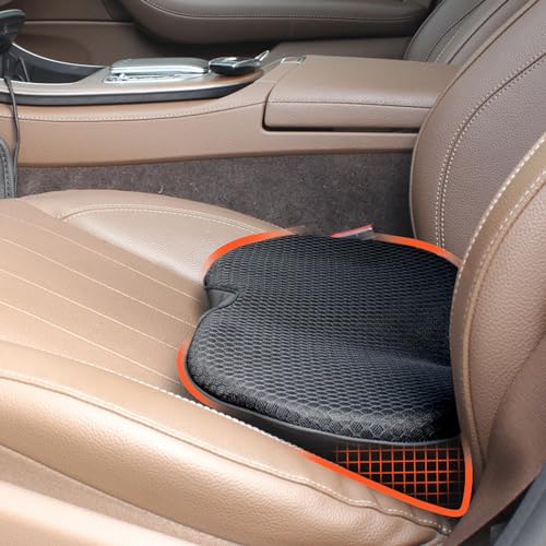 Keilkissen Auto,Sitzkissen Auto,Memory Foam Sitzkissen Auto,Orthopädisches Sitzkissen,Ergonomisches Sitzkissen für Auto,Road Trip Essentials für Fahrer von Bibykivn