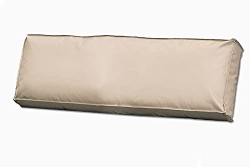 Bielik Palettenkissen 120 x 40 für Palettenmöbel | Wasserdicht Europaletten Sitzkissen Made in EU | Palettensofa kisse in Farbe: Hellbeige von Bielik