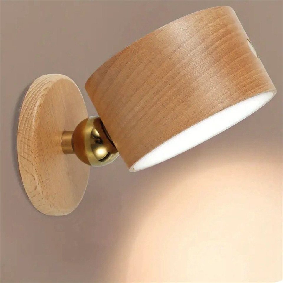 Bifurcation Nachtlicht LED-Nachttischlampe aus Holz für Schlafzimmer von Bifurcation