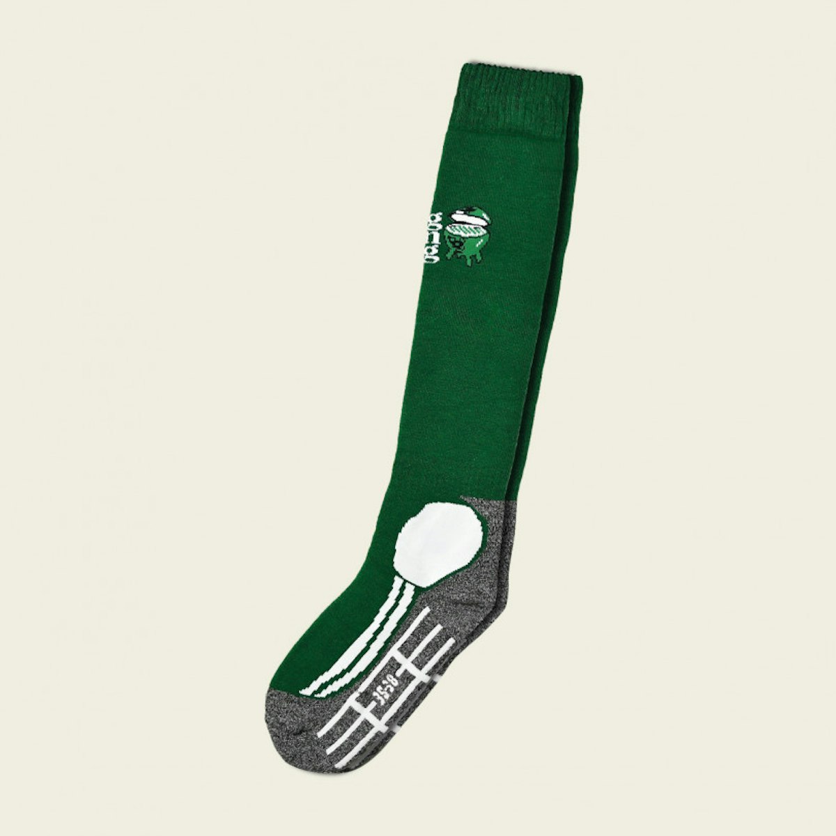 Big Green Egg 2er-Pack Ski Damen Socken Grün/Schwarz - 35-38 von Big Green Egg