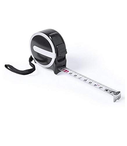 BigBuy Tools 145545 Flexometer (5 m) schwarz/weiß, Medium von BigBuy Tools