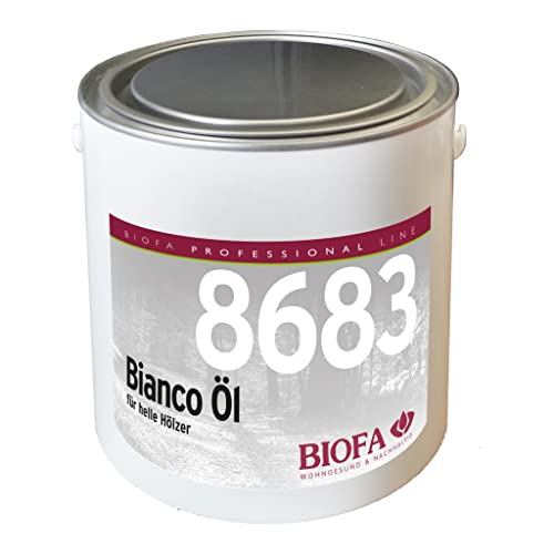 BIOFA Bianco Öl 8683 0,375L für helle Hölzer von Biofa