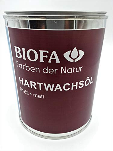 Biofa Biona Hartwachsöl matt, Holzoberflächen Innen, extra matt (1,0 L) von Biofa