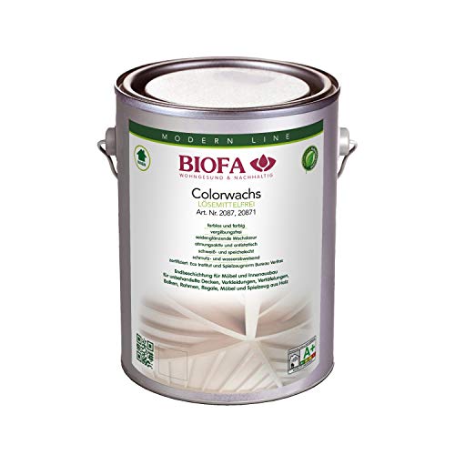 Biofa | Colorwachs lösemittelfrei | farbig - weiß Größe 2,50 L von Biofa