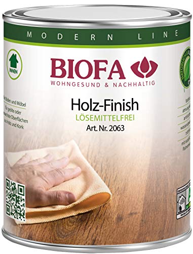 Biofa Holzfinish (Wachsbalsam) | lösemittelfrei | 2063 Größe 1,00 L von Biofa
