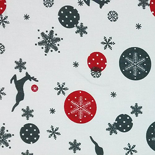 Bezug für Kopfkissen, Schlafkissen (80 x 80, Baumwolle Weihnachten) von Biona