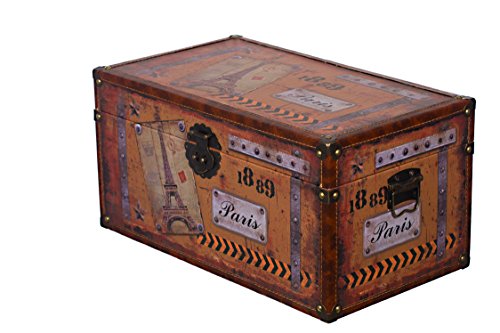 Birendy Truhe Kiste KD 1513 Italien, Holztruhe Vintage Schatzkiste Piratenkiste von Birendy
