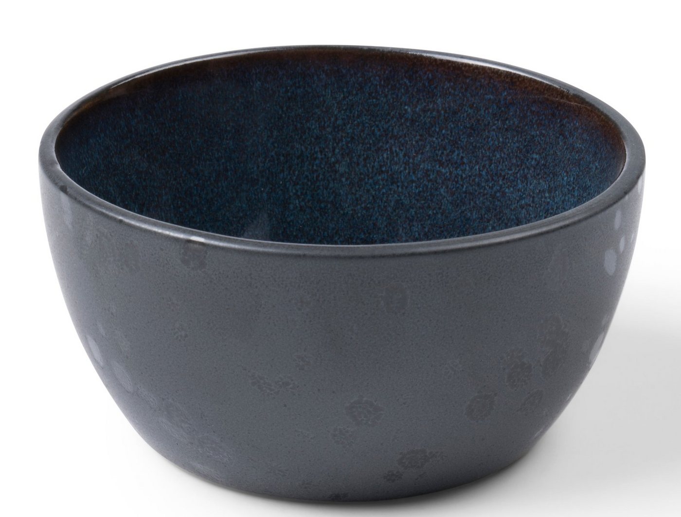 Bitz Schale Bowl black/dark blue 10 cm, Steinzeug, (Bowl) von Bitz