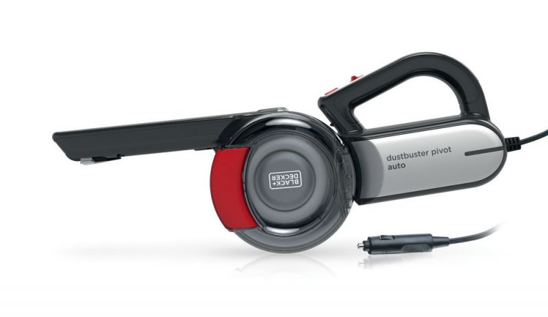 Black + Decker Auto-Sauger 12 Volt Pivot, Zubehör, Tasche - PV1200AV-XJ von Black & Decker