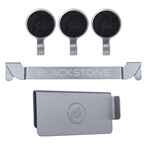 Blackstone 5188 Heckfett und Werkzeughalter Combo, Silber von Blackstone