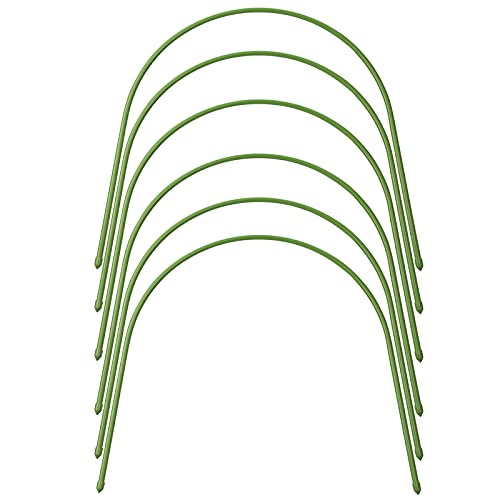 Blanketswarm 8 Stück Gewächshaus-Reifen, Wachstumstunnel, Gewächshaus-Reifen, Große Garten-Reifen für Hochbeete, Garten-Stützreifen für Gartennetz-Bogenrahmen(Grün) von Blanketswarm