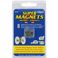 Blanko Magnet (Ø x H) 12mm x 1.5mm rund Edelstahl 8 St. 207078 von Blanko