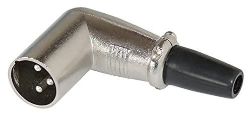 XLR-Stecker mit 90ø-Winkel von Blanko