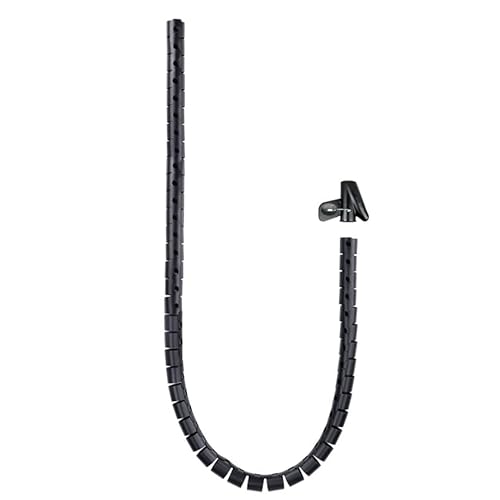 Kabelmanschette, 2 m, Schwarz, Kabelaufwicklung, Kabelabdeckung, flexibler Kabel-Organizer, 25 mm Durchmesser von Blendend