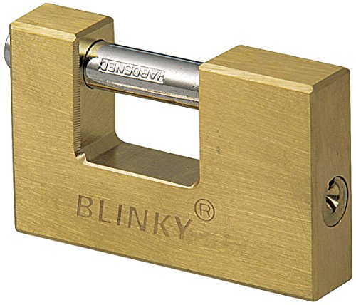 Blinky 26525 – 87 Vorhängeschloss aus Messing für Türen schwere 90 mm von Blinky