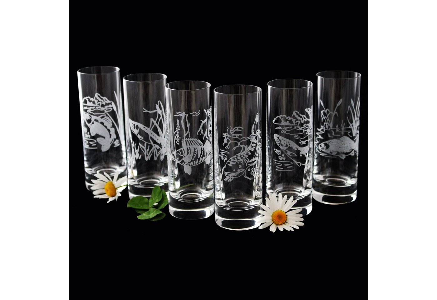 Bohemia Crystal Schnapsglas Barline, Kristallglas, veredelt mit Gravur, 6-teilig, Inhalt 50 ml, Schnapsglas-Set von Bohemia Crystal