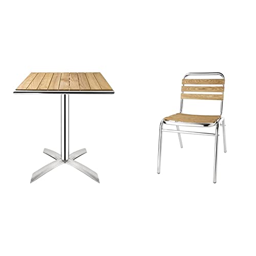 Bolero Esche Flip Top Bistro Tisch und Stuhl Set von Bolero