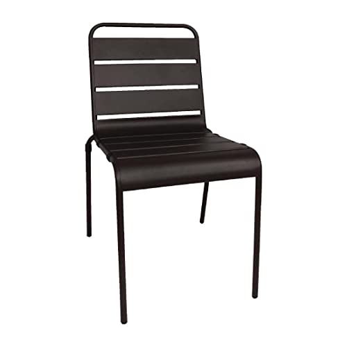 Bolero cf-mc-c018 schwarz lamellierter Stahl Seite Stuhl, schwarz von Bolero