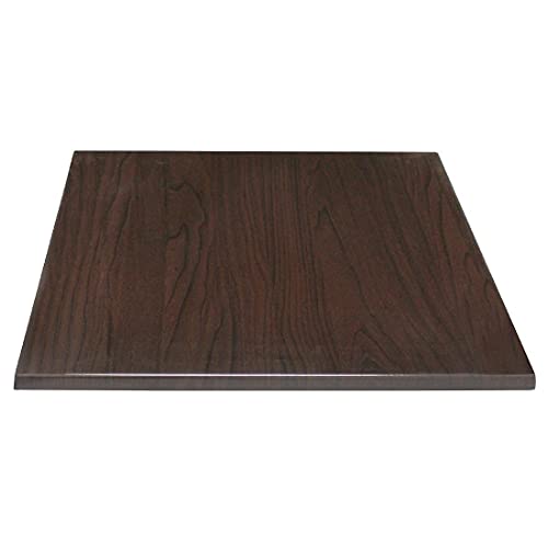 Bolero Square Table Top Dark Brown - 600mm von Bolero