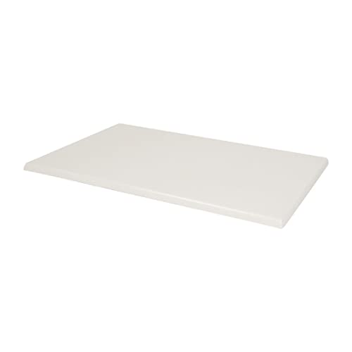 Plateau de Table Rectangulaire Pré-Percé 1200 mm - Blanc - Bolero von Bolero