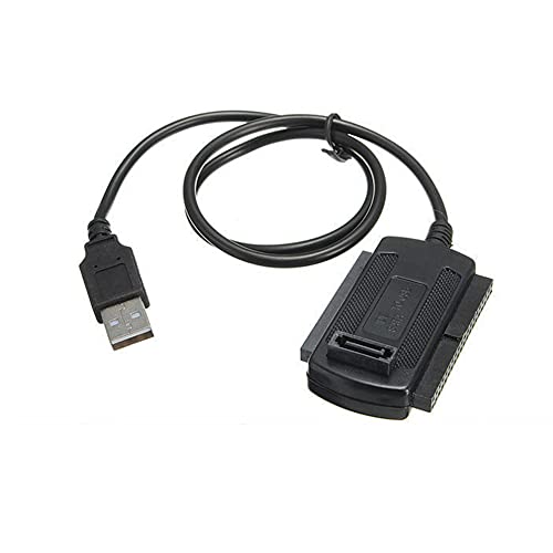 Bolwins B95S Festplatten Adapter, USB auf IDE SATA Adapter Konverterkabel, USB 2.0 A auf 2,5"/3,5" Festplatten Laufwerke HDDs SSDs IDE und SATA Adapterkabel von Bolwins