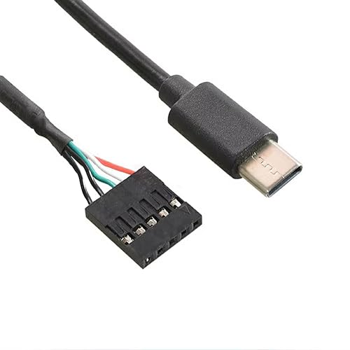 Bolwins F01S USB Header Dupont Kabel 5 polige Buchse auf USB C Anschluss Kabel 5p Header Buchse zu USB Typ C Stecker PCB Motherboard Dupont Stromversorgungskabel von Bolwins